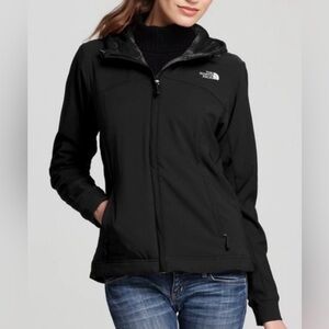 The North Face Women's Maddie Raschell Black Hooded Zip Jacket